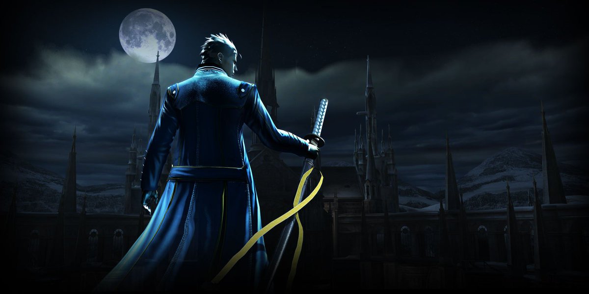 Okay so according to this interview: gameshot.net/common/con_vie… … <a href="/tomqe/">Hideaki Itsuno</a> says there is a possibility for more playable characters if we ask hard enough. Alright then. @gypsyOtoko <a href="/DevilMayCry/">Devil May Cry</a> <a href="/devilmaycry_jp/">devilmaycry_jp</a>  

WE. NEED. MORE. VERGIL.

And you guys better RT this so they hear us.