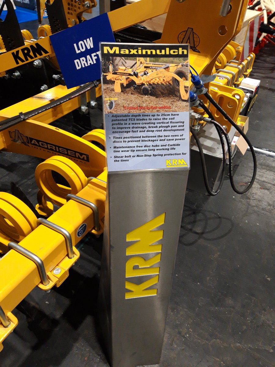 agrisem's tweet photo. Live ! 
We're at @lammashow in England on our importer stand @KRM_Ltd . You're welcome today &amp; Tomorrow on the booth. #lammashow #LAMMA19 #machineryshow https://t.co/lcXnNJtNpm