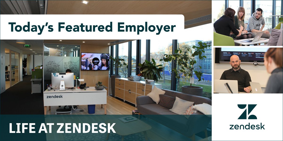 Today's featured employer is @Zendesk. Find out more about the company here: siliconrepublic.com/employers/life… https://t.co/cgbcuLPGjV