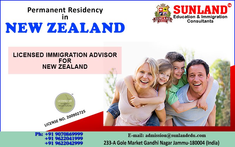 9Clicker's tweet image. #Sunland- Education &amp;amp; Immigration Consultants

#Permanent Residency In NEW ZEALAND

#Licensed Immigration Advisor For New Zealand

For More Details 
Contact Us Or Meet Us

At
233-A Gole Market Gandhi Nagar Jammu
9070869999,9622041999,9622042999