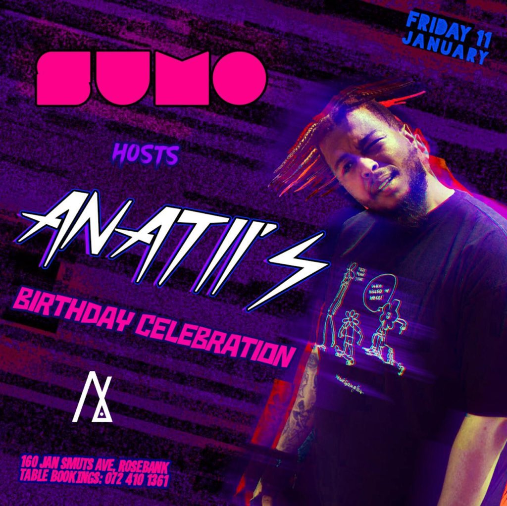 IamVuvu710's tweet photo. First celebration of the year @ANATII bday this Friday #SUMOMADEMEDOIT #FRIDAYACTIONNIGHT @sumonightclub https://t.co/RRcWywvAgk