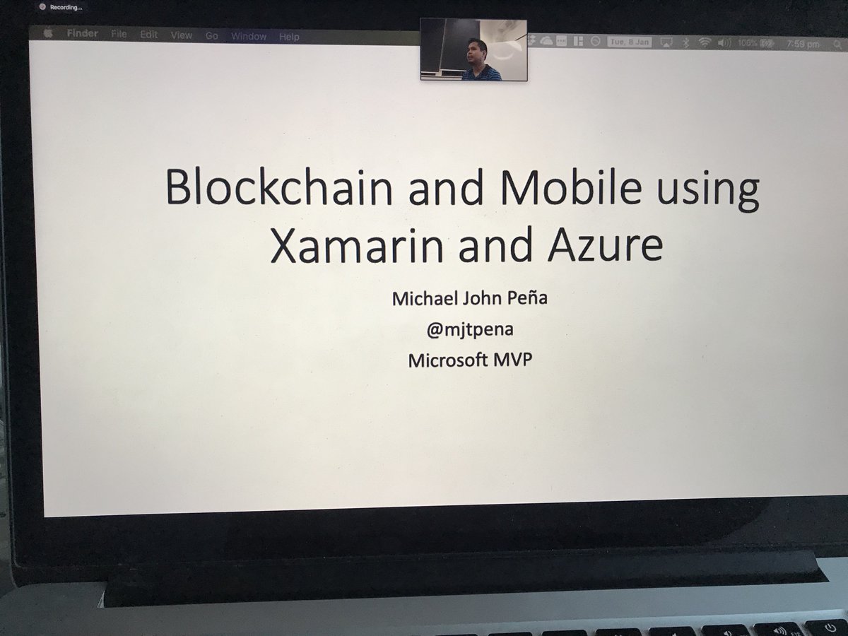 alecdtucker's tweet photo. Next talk: #Blockchain with #mobile, using #Azure and #Xamarin with @mjtpena at @MSFTReactor #Sydney //@XamarinEvents #sydmobnet https://t.co/ciWXuL30m0