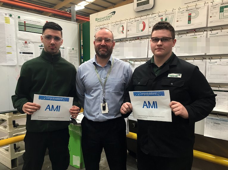 MFGapprenticeUK's tweet photo. In the running … 

March joint #WINNERS Joshua Brooks and Michael Mcloughlin of @Bromford_Ind 

Both apprentices were exceeding all expectations academically and within the factory, therefore it was a no brainer to reward both!

https://t.co/0VKZCE7f0S #MFGapprentice2018 #UKmfg https://t.co/mmRhgq4tFb