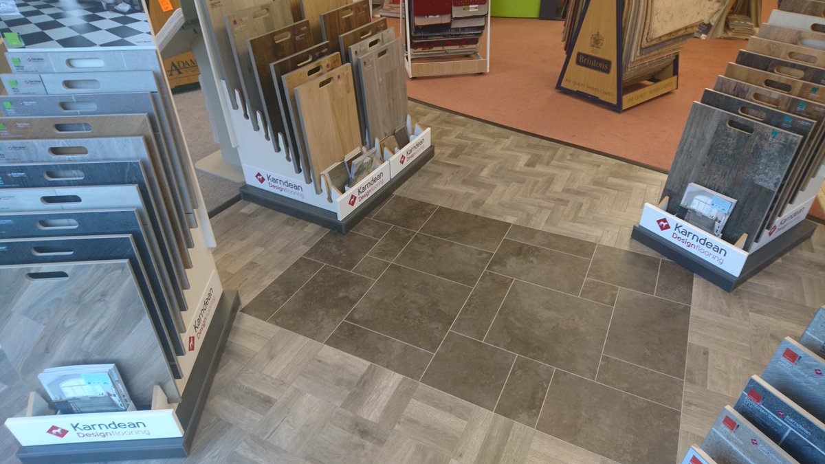 ChappellCarpets's tweet photo. New @KarndeanFloors display floor featuring #ArtSelect #Parquet and #Limestone on the floor along with #Knightile, #Opus, #VanGogh. #Korlok and #LooselayLongboard stands #Bradford #Flooring #Independent https://t.co/d99coCZjZT