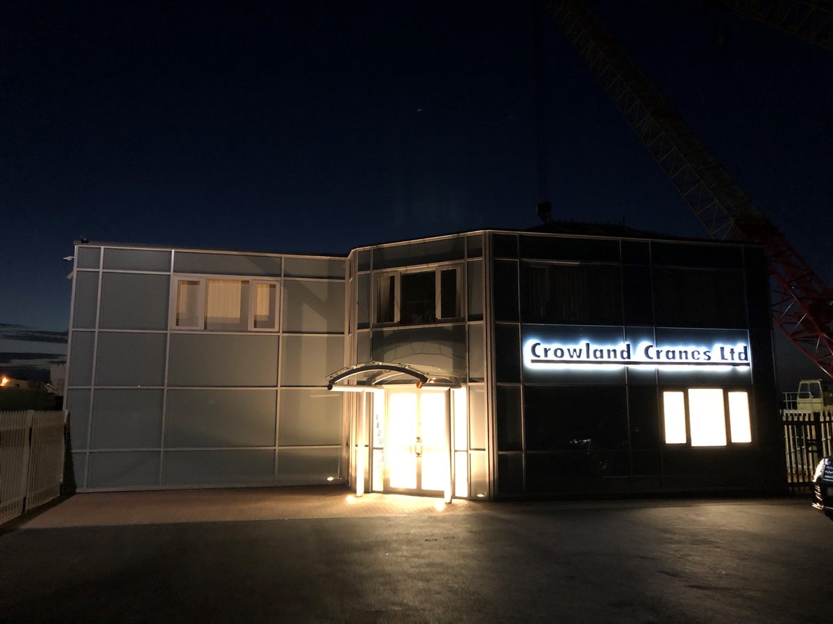 A recent sign produced and installed by team iSigns for Crowland Cranes #signmakers #peterborough #crowlandcranes <a href="/CrowlandCranes/">Crowland Cranes</a>