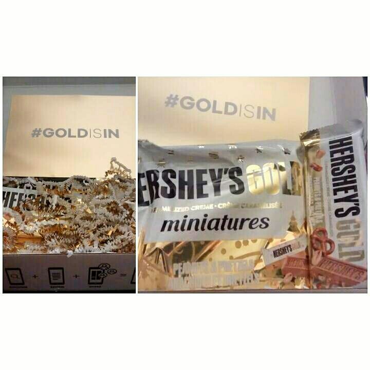 yourprettylife's tweet photo. Free treatz in the mail = the best kind of mail. These are TOO. YUMMY 😍 
Thank you @hersheyscanada and @influenster ❣

#GoldIsIn #complimentary  @Influensterca #influensterca #influenster #voxbox https://t.co/KrAImjezDn