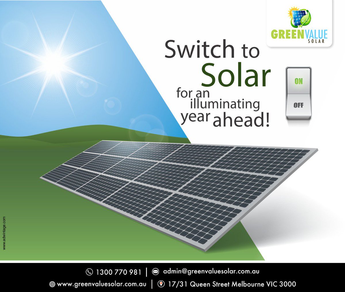 greenvaluesolar's tweet image. Green Value Solar values the resources available and wants you to inculcate the habit of shifting to an infinite source of green and clean energy.

Visit us @ bit.ly/2FgRMkn
#GreenValueSolar #SolarPanels #SolarEnergy