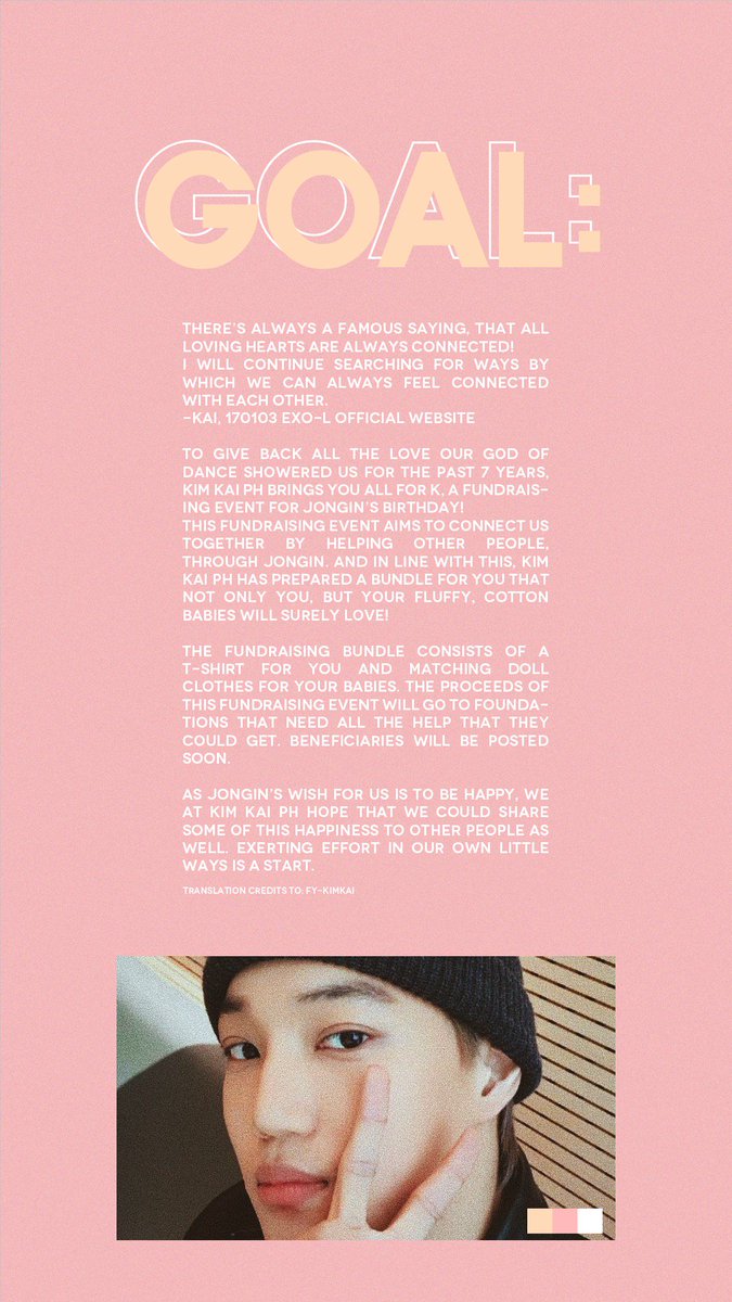 kimkaiph's tweet photo. [EVENT]
"We cant help everyone, but everyone can help someone"
- Ronald Reagan

𝗞𝗞𝗣𝗛 𝟮𝟬𝟭𝟵 𝗙𝘂𝗻𝗱𝗿𝗮𝗶𝘀𝗶𝗻𝗴 𝗘𝘃𝗲𝗻𝘁
'𝗔𝗹𝗹 𝗳𝗼𝗿 𝗞'

Order Period: January 8-20,2019

Click the link for more details

Link: https://t.co/YUeX3uv08N

#EXO #weareoneEXO https://t.co/ojr6uzOsTY