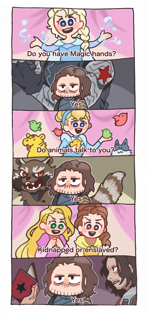 BUCKY IS A PRINCESS!☺️ 