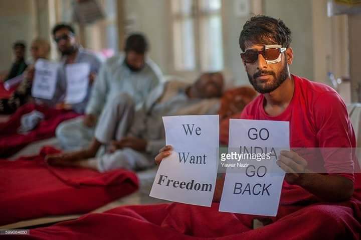 #Pellets and Bullets can affect our eye sight but not our vision which is to be Free!! #Kashmir

#WorldsFirstMassBlinding #hrc34
#KashmirWants_Freedom