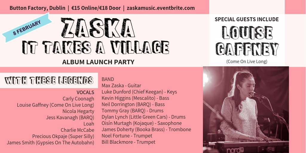 Guest artist #5

Louise Gaffney is 1 of 2 vocalists for the awesome band <a href="/Comeonlivelong/">Come On Live Long</a>. 

She has an insanely beautiful voice and I'm stoked she's featured on my new single It's Ridiculous and she's joining us on Feb 8th at The @ButtonFactoryv! 

TIX 👉 buff.ly/2KIDKHY