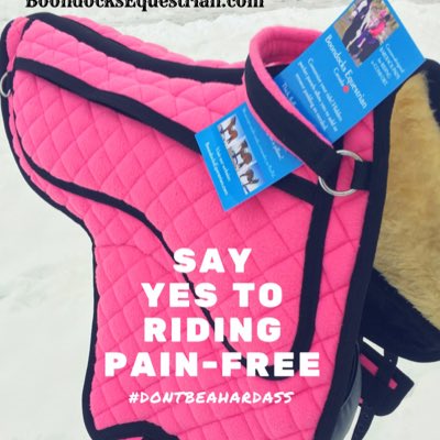 #boondocksequestrian #besteverbarebackpad #bestbarebackpadever #dontbeahardass #comfortequestriangear #boondocksequestriancanada #rideon #intheboonies #NewProfilePic