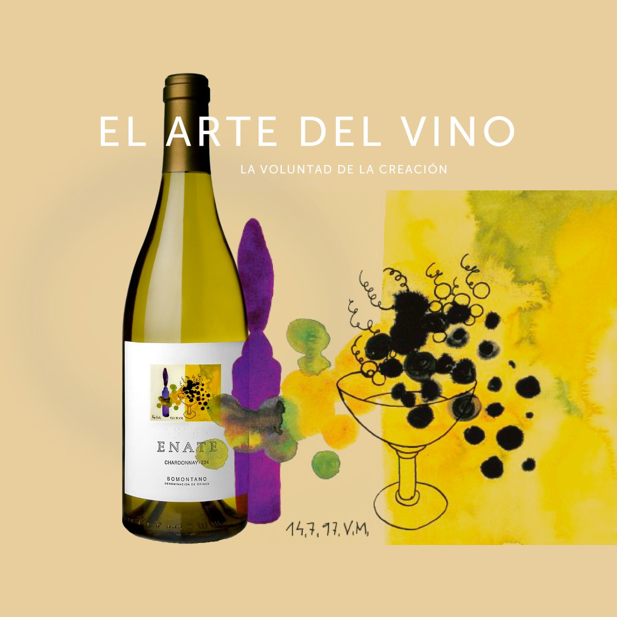 ¡Empezamos el año de la mejor manera! El vino Enate es todo un arte del que tú puedes disfrutar, para que comiences el 2019 por todo lo alto.👏🏻🎉 #diafrutadelvino #vinoenate #elartedelvino