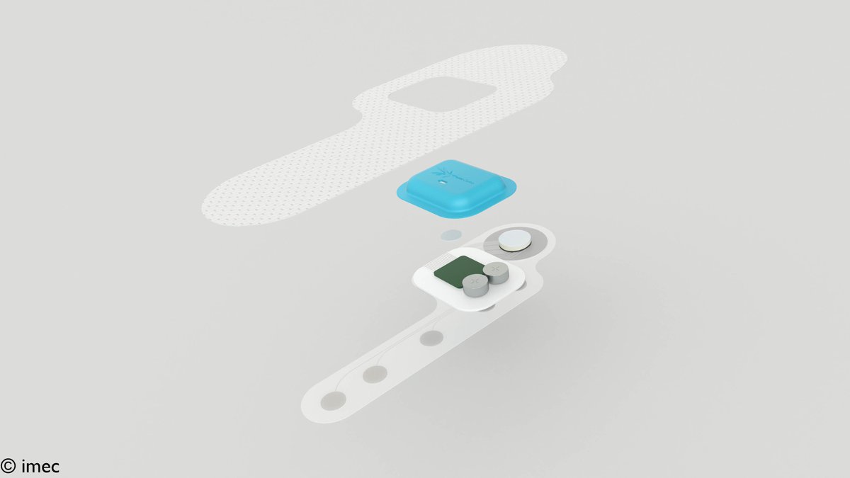 imec_int's tweet photo. This week at Consumer Electronics Show (CES), we are presenting together with @TNO_Research a comfortable, disposable health patch with long battery life to measure vital signs. https://t.co/1yOdUy0Zc1 #CES2019 #healthpatch #pressrelease https://t.co/Nkns78Z7Sl