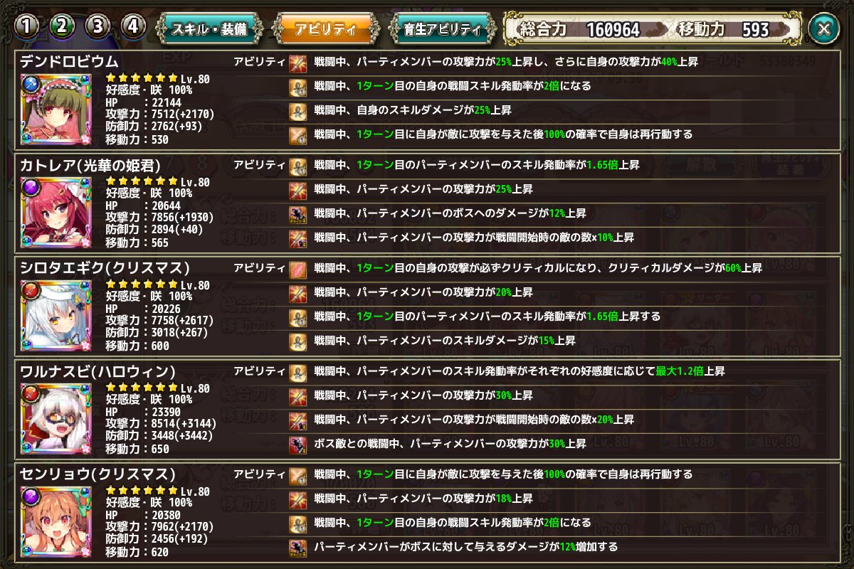 赤いきつねのsha 第三部隊 抜群 ヒツジグサ コムギ タチアオイ デルフィニウム 競技会 オジギソウ 1ターン目スキル発動率100 全員全属性付与 クリティカル発動率80 クリティカルダメージ1 Up が搭載されたデルちゃんのデルちゃんによるデルちゃん 赤いきつねのsha 第三部隊 抜群 ヒツジグサ コムギ タチアオイ デルフィニウム 競技会 オジギソウ 1ターン目スキル発動率100 全員全属性付与 クリティカル発動率80 クリティカルダメージ1 Up が搭載されたデルちゃんのデルちゃんによるデルちゃん