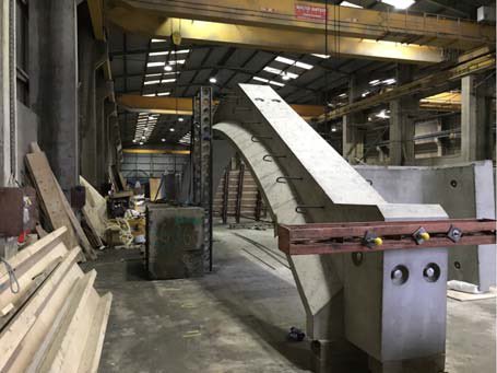 BostonBarrierEA's tweet photo. Our precast gate recesses being fabricated offsite in South Wales at #macrete with benefits released in fabrication, time & safety.The units will be transported to site be inverted & cast into the base so that our recess is perfectly smooth to receive the new gate from #hollandia https://t.co/o4Tmdi4w2A