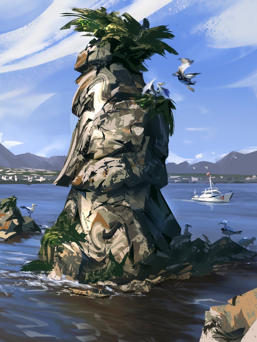 RobinLhebrard's tweet photo. Day /02
#conceptart #digitalpainting #Vancouver #illustration #2d https://t.co/uAifwd6UI5