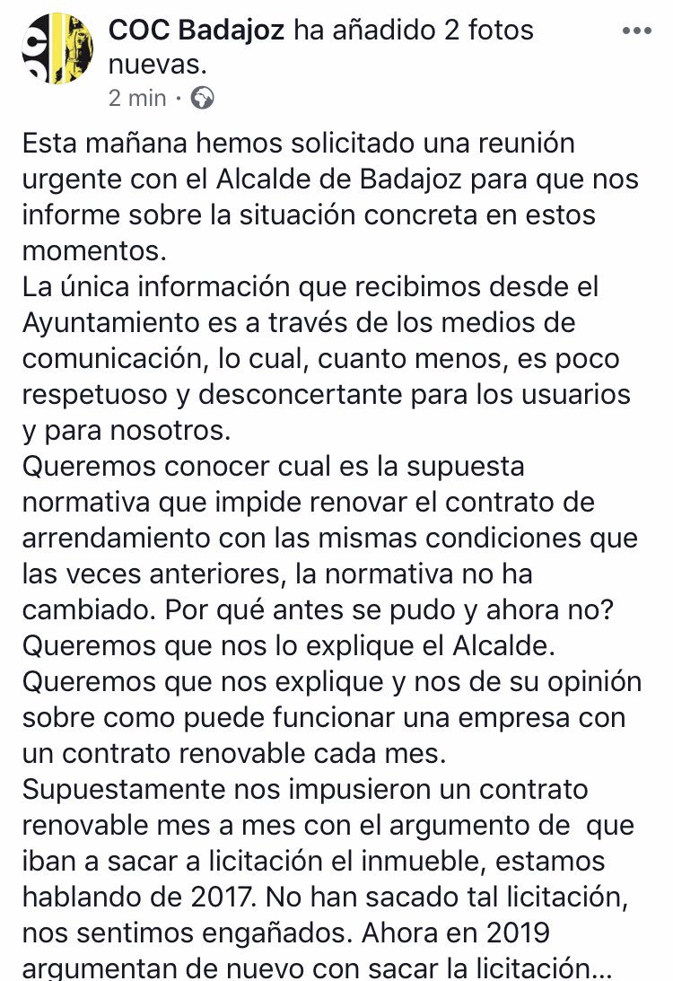 COC BADAJOZ tweet media