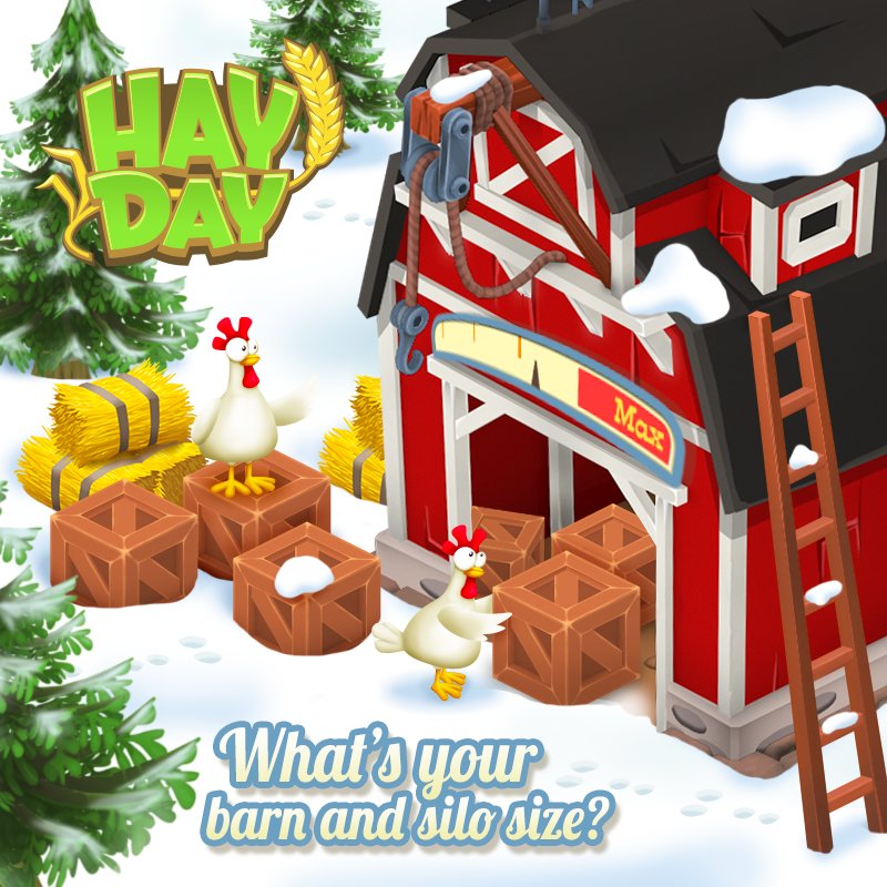 Hay Day On Twitter What S Your Barn And Silo Sizes Already