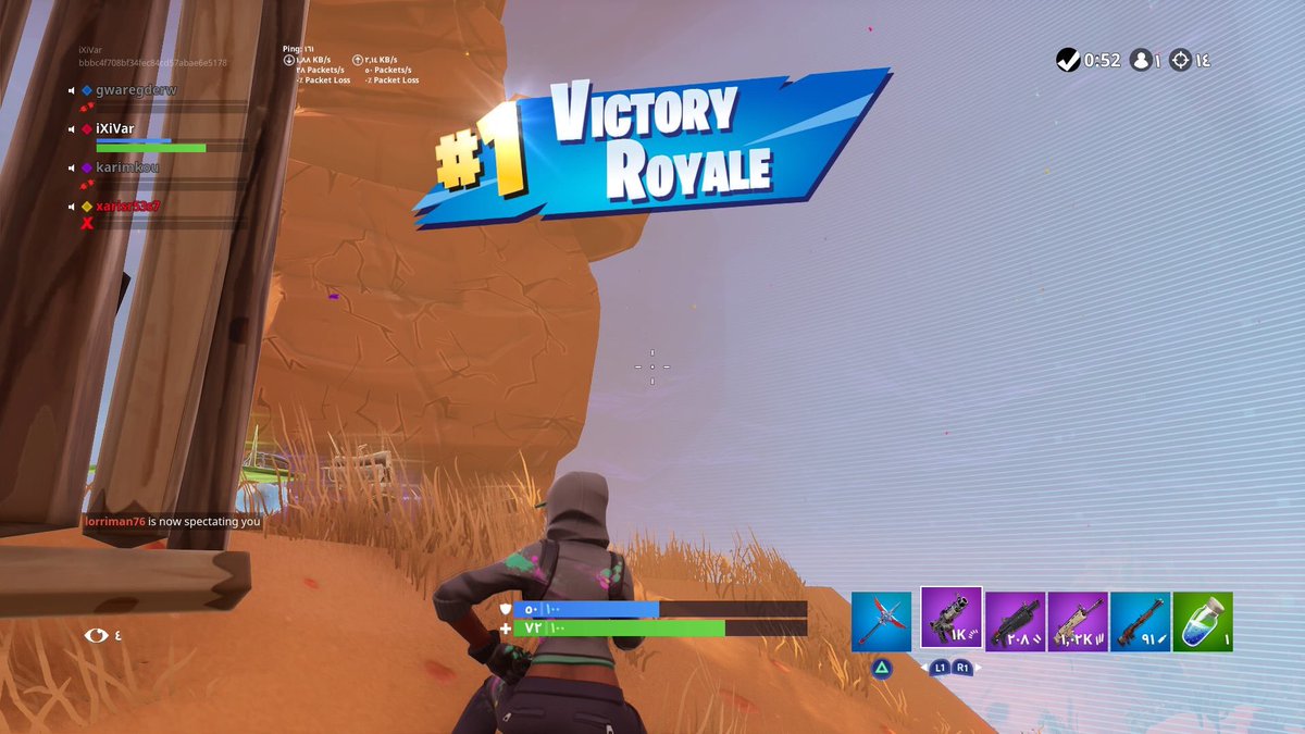 iAc_55's tweet photo. #FortniteMiddleEastServers     كل الي نحتاجج بنق ينصف اللعب والله يااخوان 💔 https://t.co/m3JQuExLvz