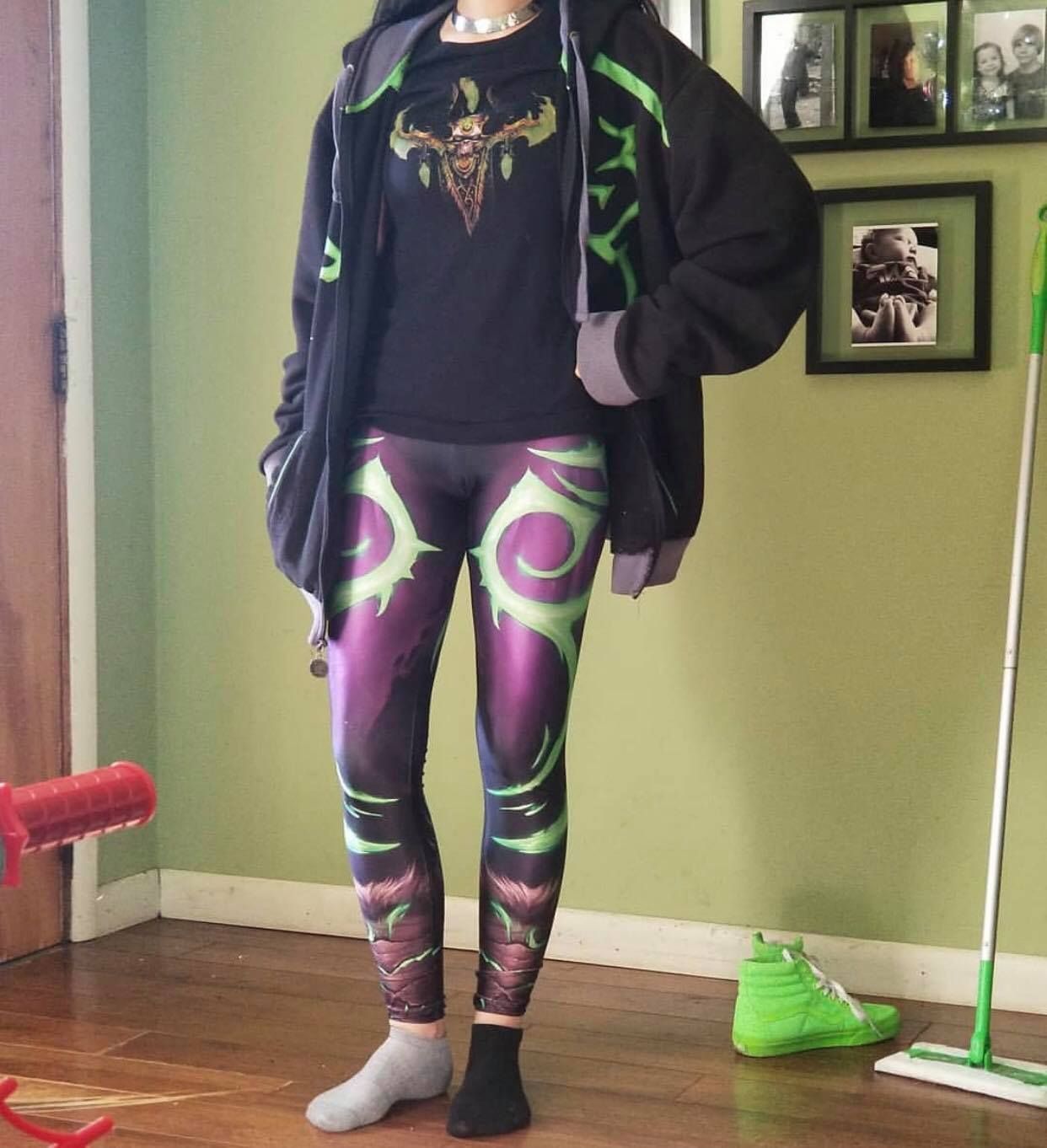 UK CULT APPAREL on X: A little love for Illidan goes a long way  ,especially when you team these awesome trainers, hoodie and tee with our  Wild Bangarang official Blizzard Illidan leggings!