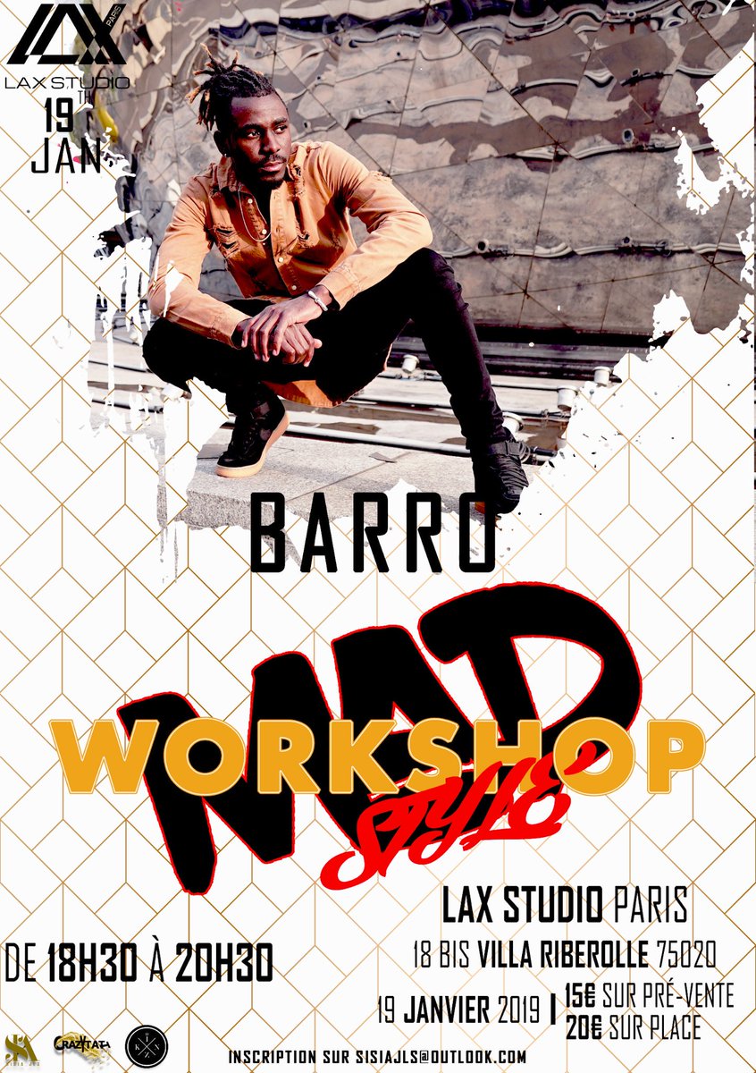 Bonne année à tous!
Pour cette nouvelle année je vous donne rendez vous le 19 JANVIER 2019 au <a href="/laxstudio/">tweet.laxstudio</a>