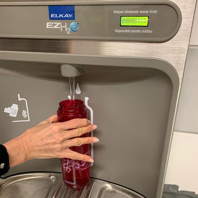 We have already saved 415 water bottles since this water bottle filler has been installed in our school! #eips #reusablebottles bit.ly/2VD2Tsw