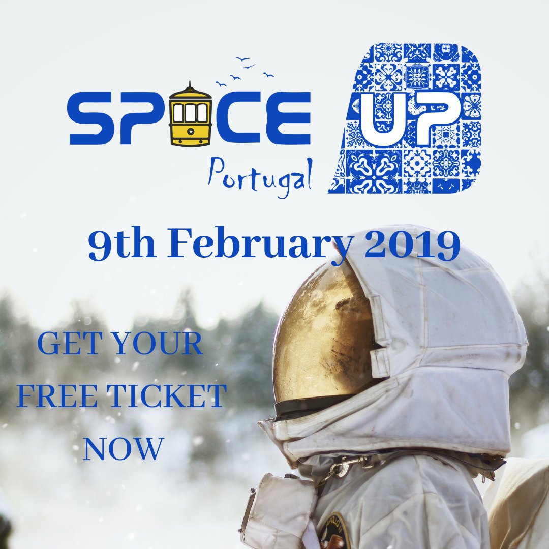 spaceupPortugal's tweet photo. Space UP Portugal 2.0 is almost here and tickets are very limited!

GET YOUR FREE TICKET NOW!
--> https://t.co/IygDEqBRUo…

https://t.co/mmfVPGOW7U
#spaceinPortugal #sgac #spacegeneration #spaceup https://t.co/EWMBqNehJy