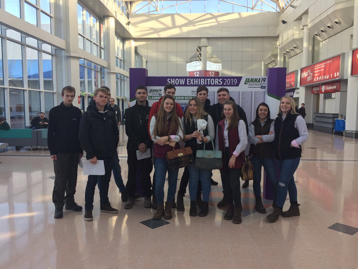 SSC Rodbaston L3 Agrics having a great day at LAMMA 19 <a href="/southstaffs/">South Staffordshire College</a> #LAMMA19