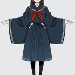 こんな制服の学校があったら通いたい!可愛すぎる和セーラー!