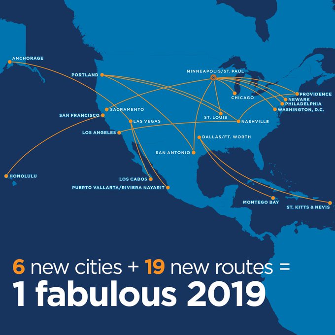 Sun Country Flight Map Sun Country Airlines Adds 19 New Nonstop Routes - Cbs Minnesota