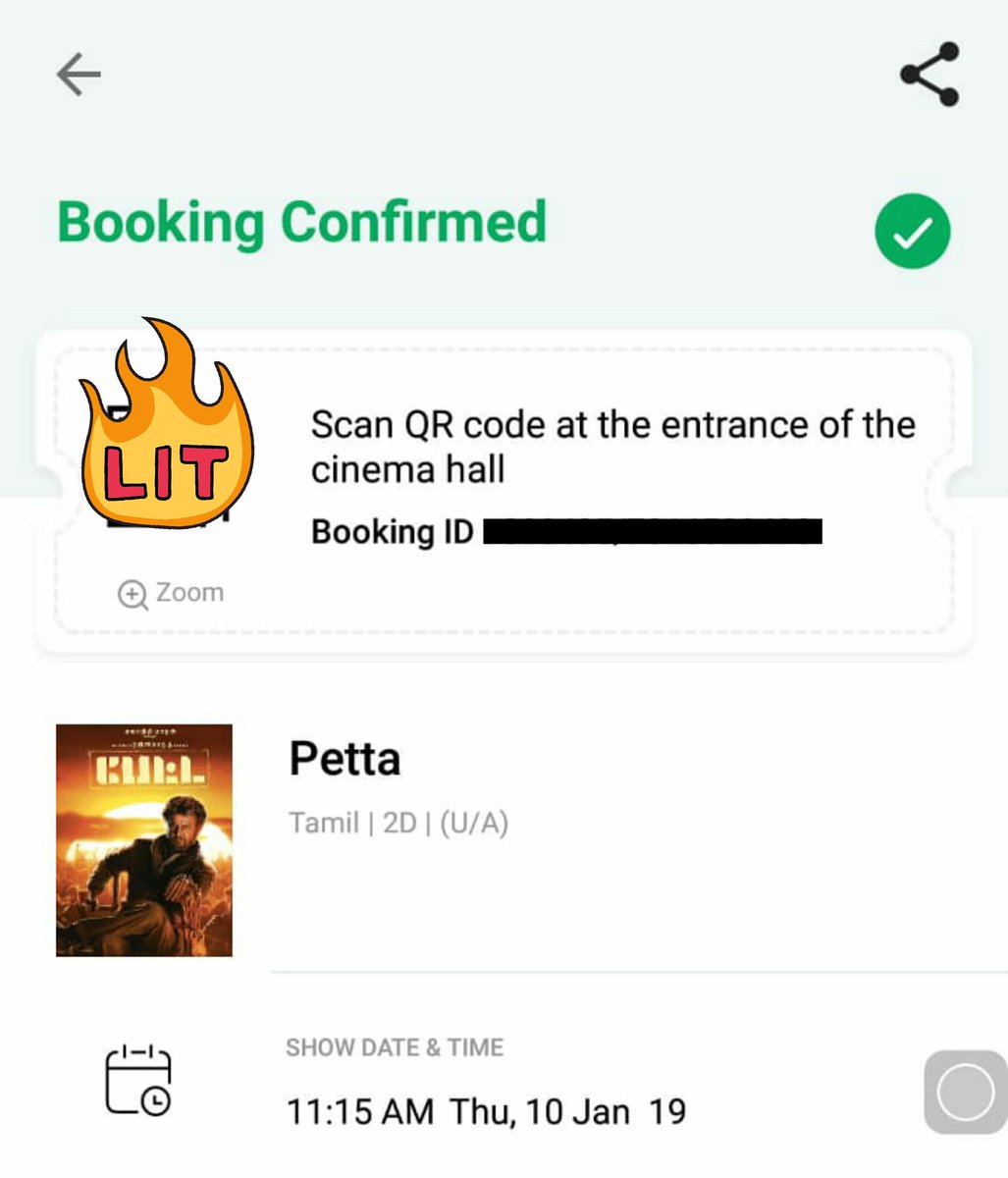 Atlast Booked Tickets For #Petta 🔥

Thalaivar Dharisanam In 37 Hours 😍

#PettaJan10thParaak