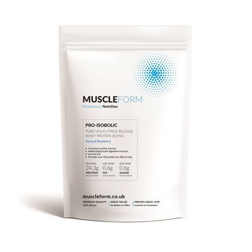 Muscleform's tweet image. PRO-ISOBOLIC Pure 'Multi-Stage Release' Whey Protein Blend - Our premium specification protein powder providing over 25g* of highest quality protein per 30g serving ➡ buff.ly/2zA9Q3D 
#fitnessjourney #fitnesslife #gymmotivation