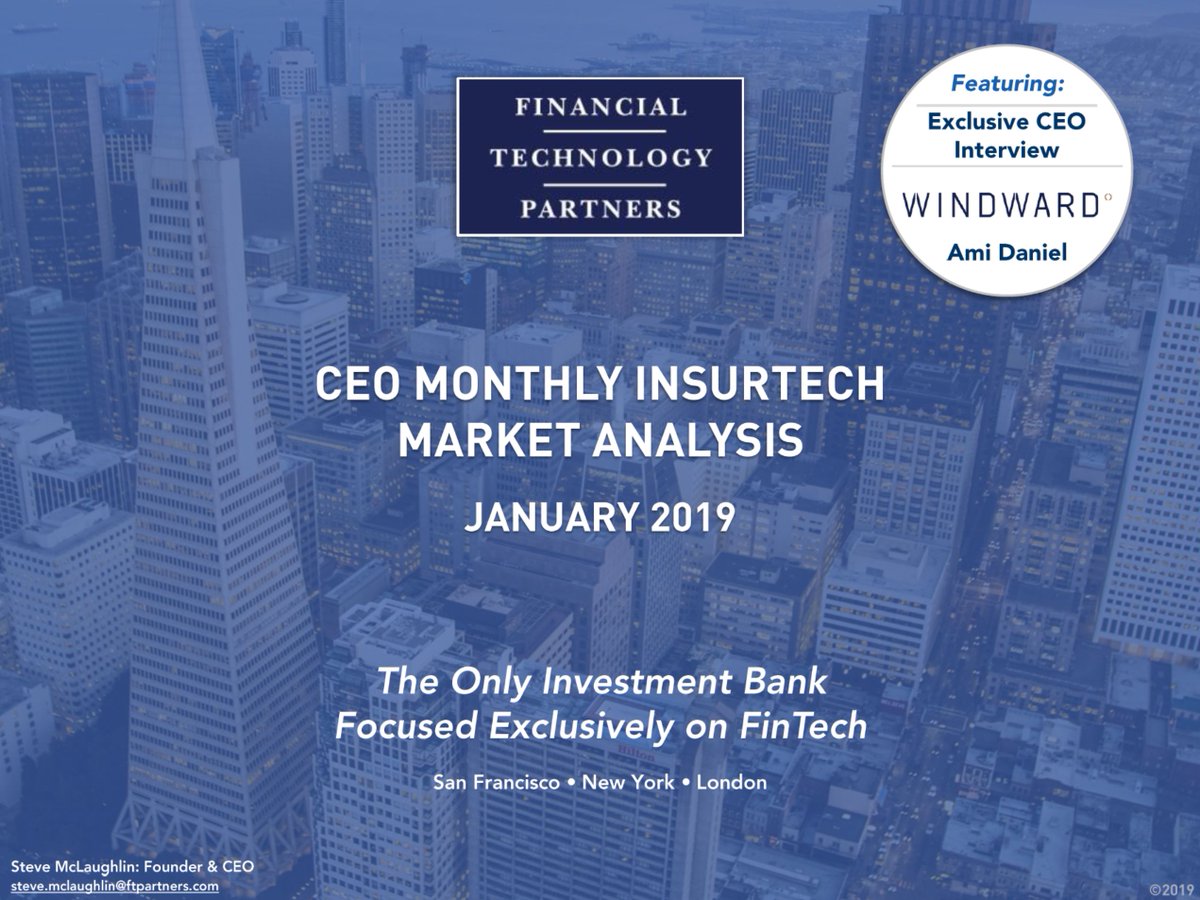HNY! Check out our interview with @WindwardOceans co-founder &amp; CEO <a href="/AmiDaniel1/">Ami Daniel</a> in our monthly #InsurTech market briefing here: bit.ly/2VG2NRd. Great insights into a fascinating business he and his colleagues are building in the world of marine risk analytics.