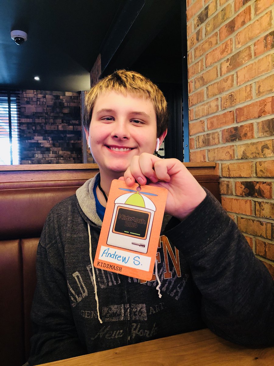 DrJennSkopecek's tweet image. Andrew, 14, is our #coderkid! #KidzMash #CodeMash #homeschool #gtedu #gtchat