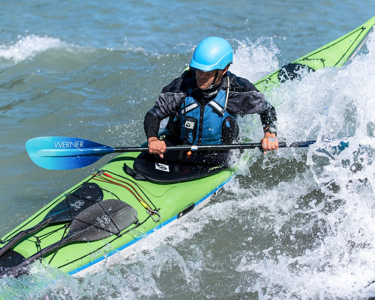 Alec Bloyd Peshkin paddles a high angle Corryvreckan Abyss paddle while having some fun in the waves. 📷 Josh Tatro