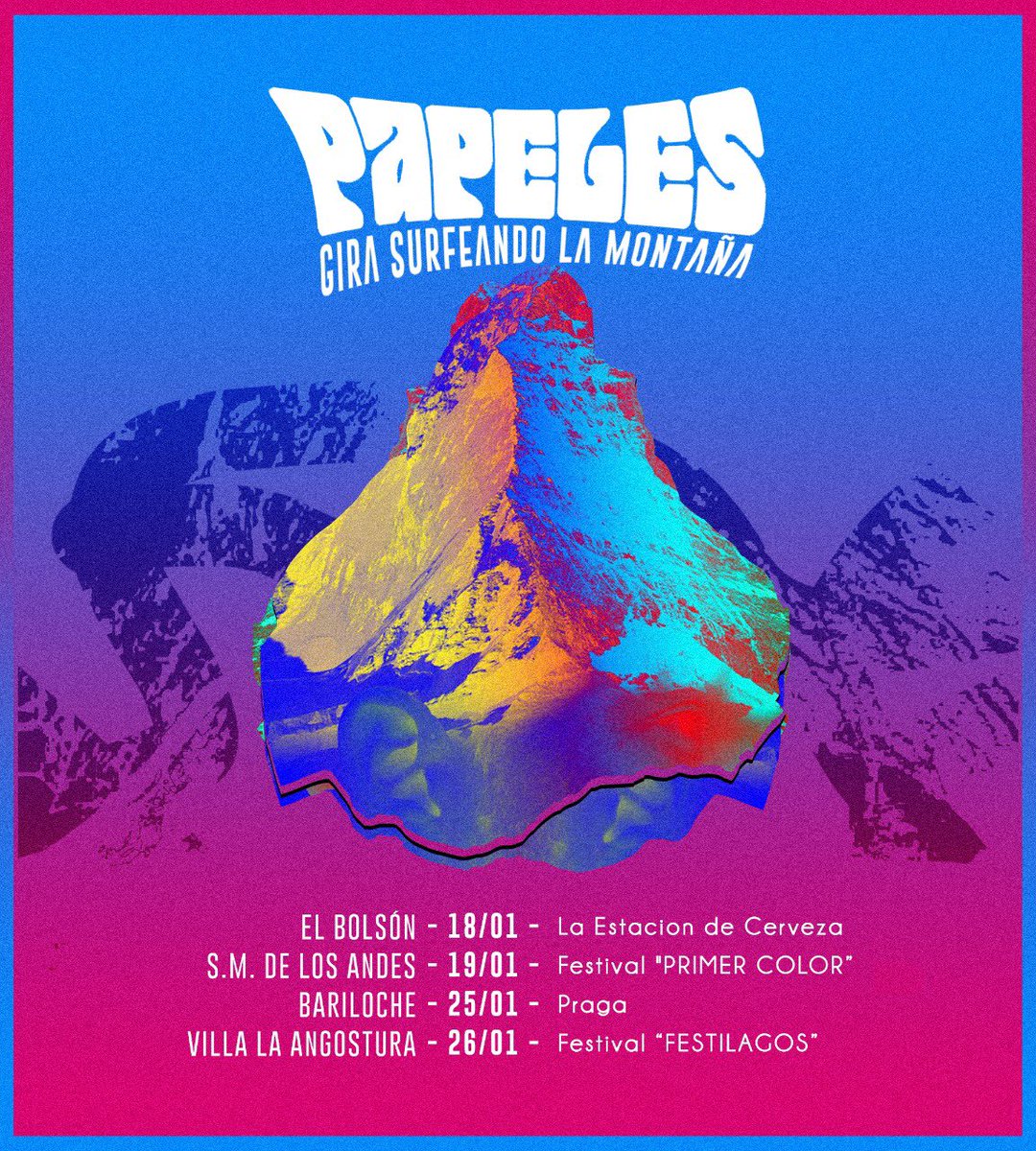 Ahora si, #girasurfeandolamontaña junto a <a href="/MapacheRey/">Rey Mapache</a>, <a href="/GauchitoClub/">Gauchito Club</a>, <a href="/BandalosChinos/">Bandalos Chinos</a>, <a href="/emanero/">Emanero</a>, <a href="/lutacchetti/">ELETÉ 🏁</a> y muchxs más ✨