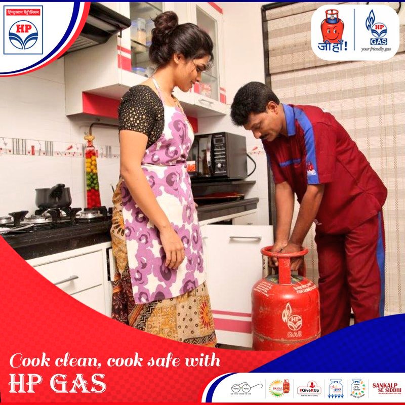 HPCL's tweet image. #HPGas has empowered &amp;amp; enabled millions of women thru smokeless kitchens to serve happiness &amp;amp; prosperity in their families, thru safe use of LPG
#CookClean Use HPGas
#CookSafe Be Alert
#CookSmart Check Seal
@PMUjjwalaYojana A mission to connect the nation
@PetroleumMin @pcraindia