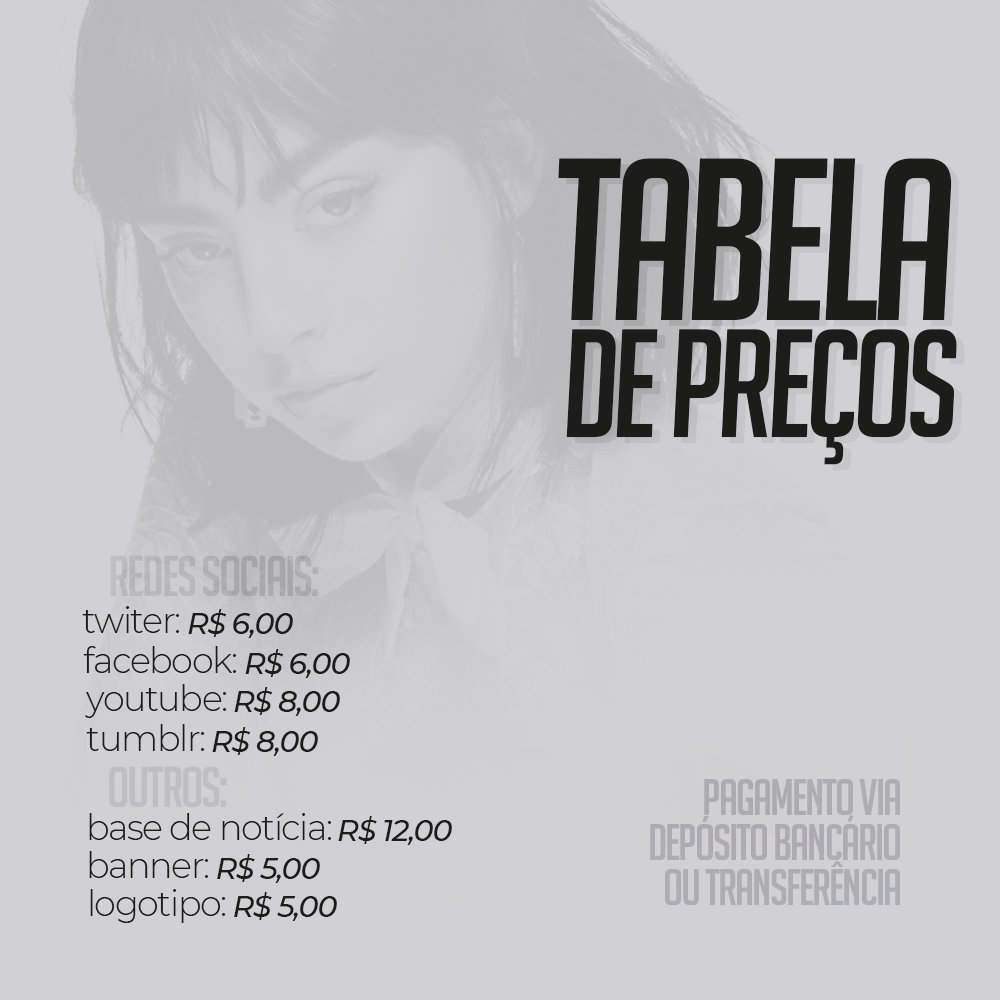 jewelsdsgn's tweet image. 📌 TABELA DE PREÇOS 📌

Encomende já seu design com o Jewels!

Pagamento via depósito ou transferência.

Contato via DM.