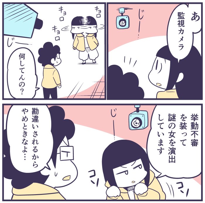 【日記マンガ】謎の女 