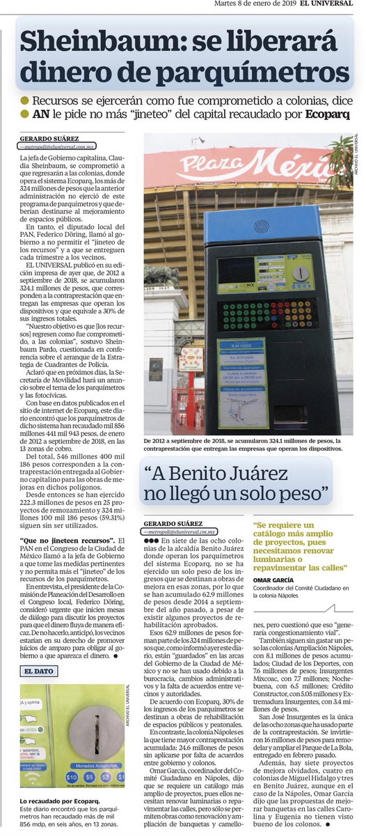 El recurso d ejercicios anteriores q le corresponde a Hipódromo 1, junto con lo q se genere, c propone utilizarse pa la remodelación y conservación d la icónica y legendaria Plaza Popocatépetl. Banquetas dignas, cruces seguros, iluminación, embellecimiento d la fuente y monumento