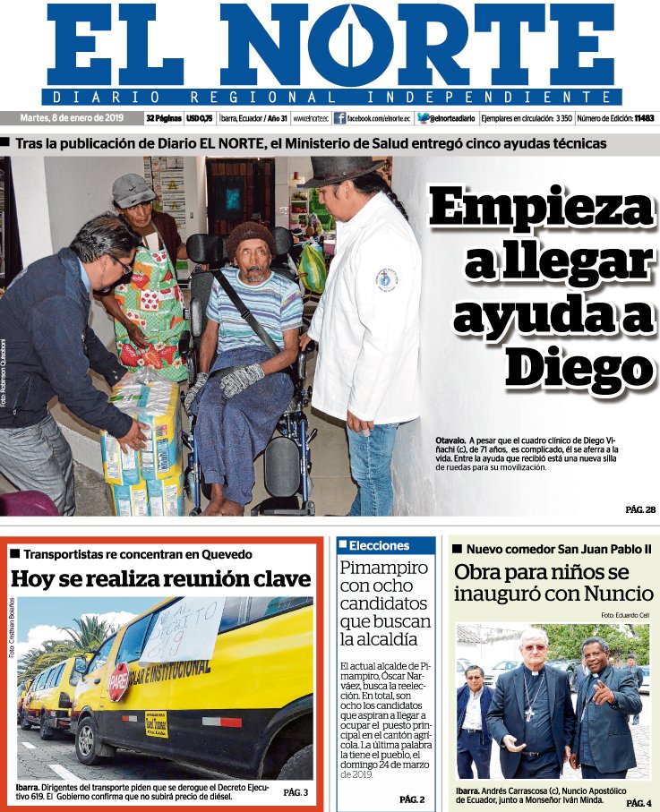 Diario El Norte On Twitter Buenos Dias Aqui La Portada De