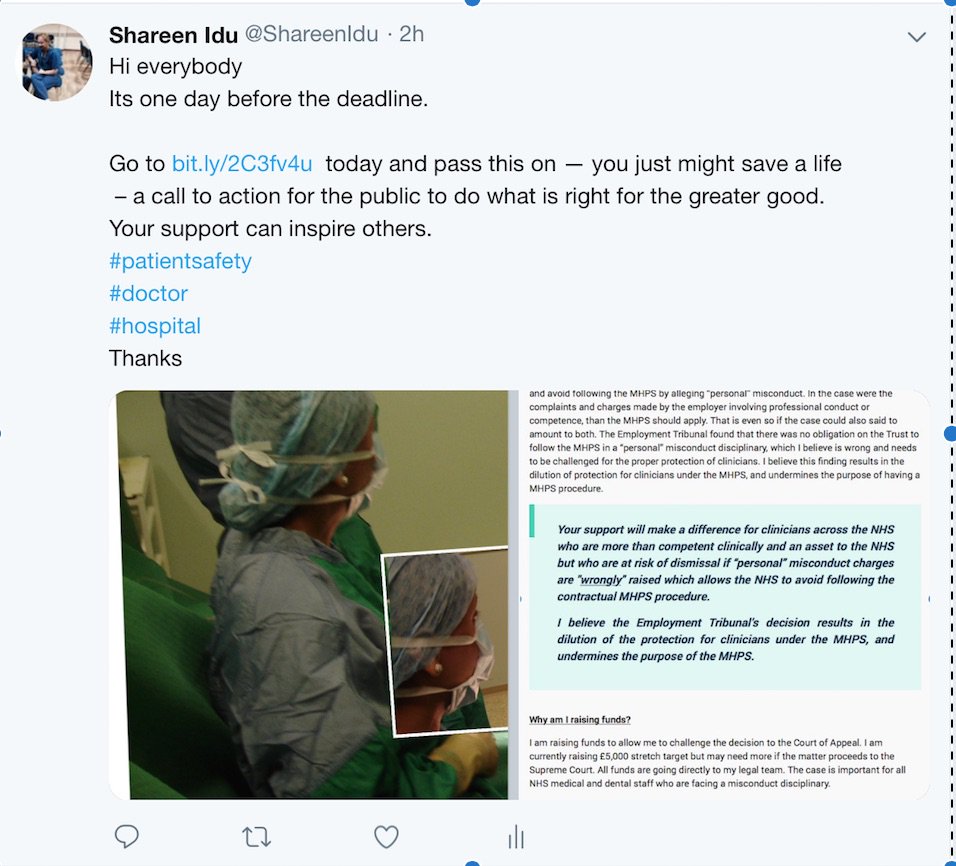 ShareenIdu's tweet photo. #sepsis
#consent
#medicalerror
#clinicalnegligence
#medicalnegligence
#OX2020
#BreastCancerAwareness
#breastcancer
#coloncancer
#awareness
#GP
#Injuryprevention
#fakeconsultant https://t.co/uEAuXBds68