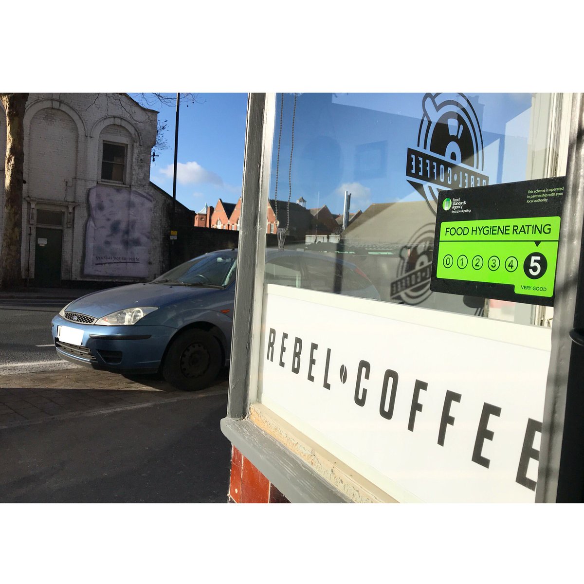 There’s no better way to start the day!
We had our Food Standard Agency inspection this morning and we are proud to announce that Rebel Coffee has a Food Hygiene Rate of 5 ⭐️ 
#e17 #woodstreet #Walthamstow #foodhygiene #foodhygienerating #foodstandards #foodstandardsagency