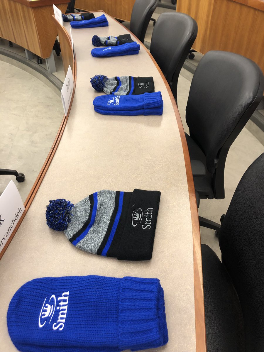 kerriregan's tweet photo. Making sure our #QueenMIB students stay warm during today’s #scavengerhunt on campus as we welcome our new @SmithBusiness exchange students #smithglobal https://t.co/BRevOy0dP7