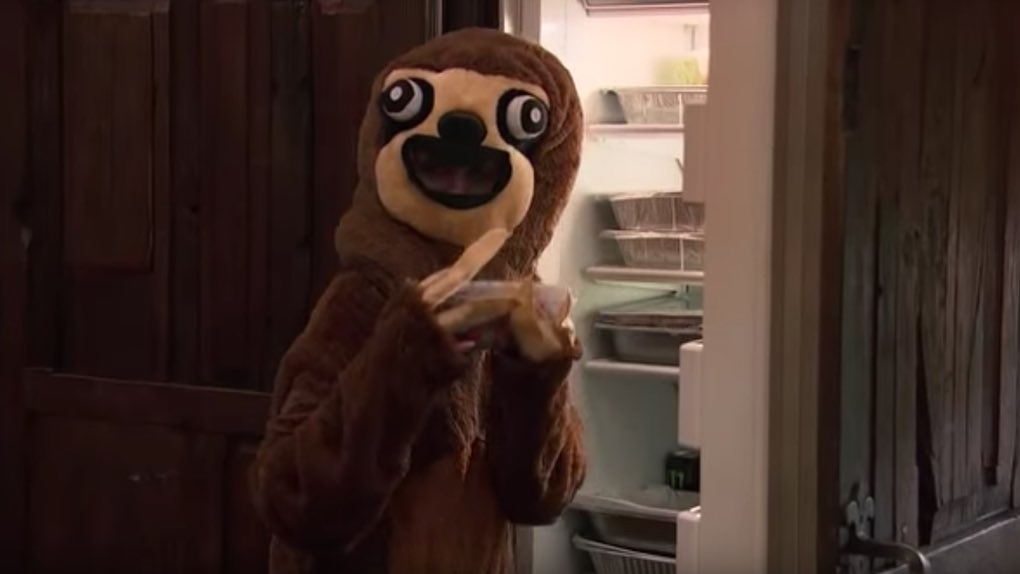 4locofil's tweet photo. Sloth girl on the Bachelor is my spirit animal https://t.co/Hf9BEFLTjr