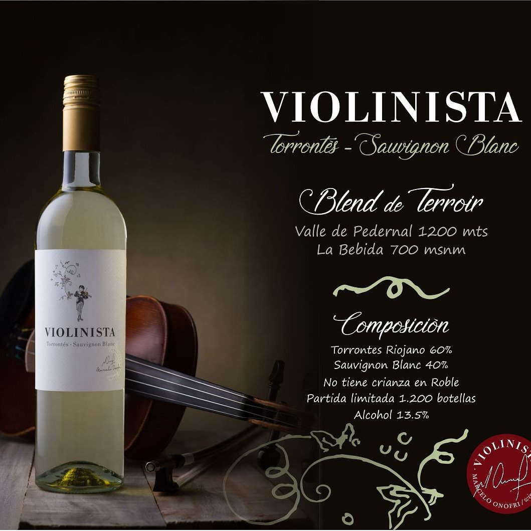 Un blend distinto #violinista #blenddeterroir #vinoporcopa #cavadeautor