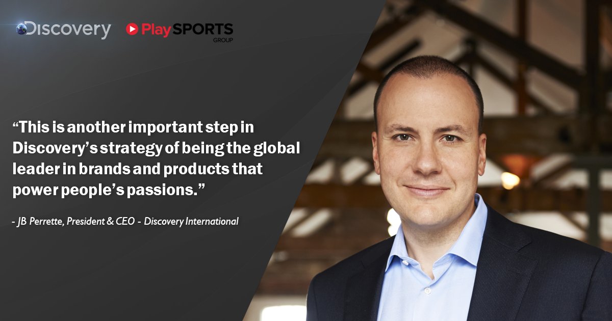 wbd's tweet photo. Discovery today announced it has taken a majority stake in digital sports media company Play Sports Group to create the #1 cycling media ecosystem in the world. Read more here: https://t.co/efPUksvM9D https://t.co/xsanzTpz3T