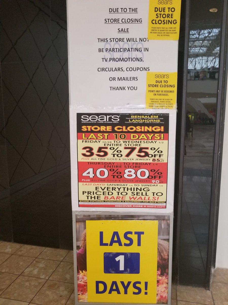 MrHeel2025's tweet photo. @Ret_Archaeology the end result of @Sears at @OxfordValleyPA #RIPSears https://t.co/vkf5KjZixQ