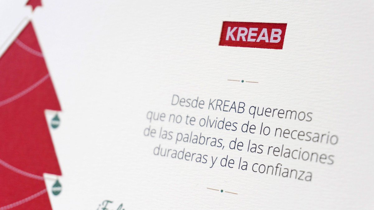 JJproProduccion's tweet image. Comenzamos el año 2019 con mucha energía y compartimos con vosotros este christmas producido para la agencia KREAB ¿quedó bonito, verdad? Visita jjpro.es para ver más trabajos nuestros #jjpro #producciongráfica #diseñografico #christmas #papel #agenciapublicidad